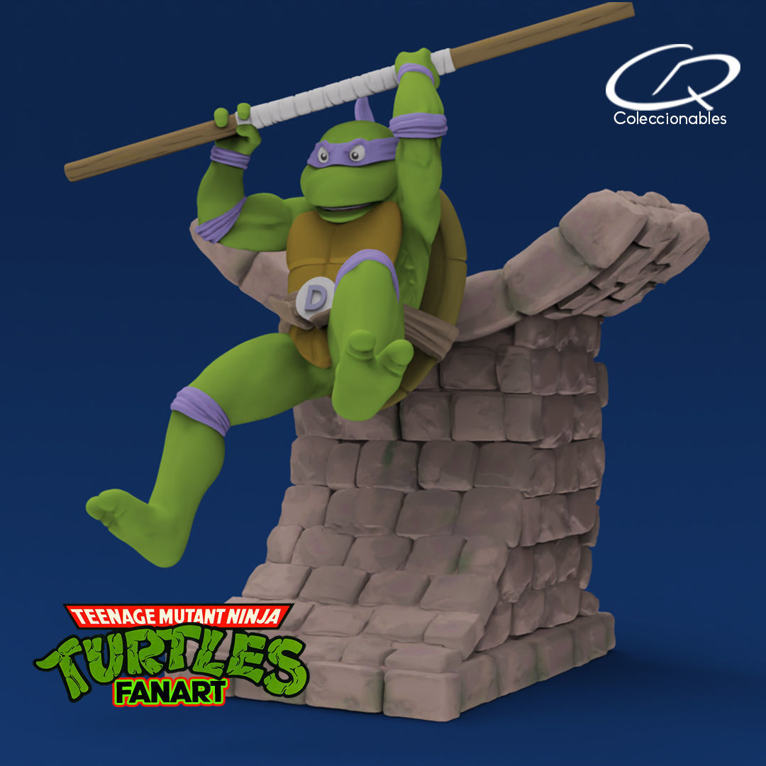 Teenage Mutant Ninja Turtles Fanart - Donatello 3D print model_2