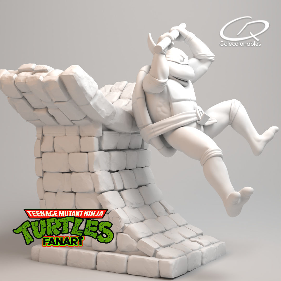 Teenage Mutant Ninja Turtles Fanart - Donatello 3D print model_7