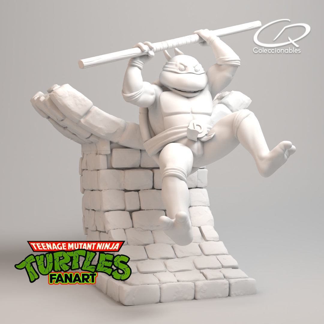 Teenage Mutant Ninja Turtles Fanart - Donatello 3D print model_5