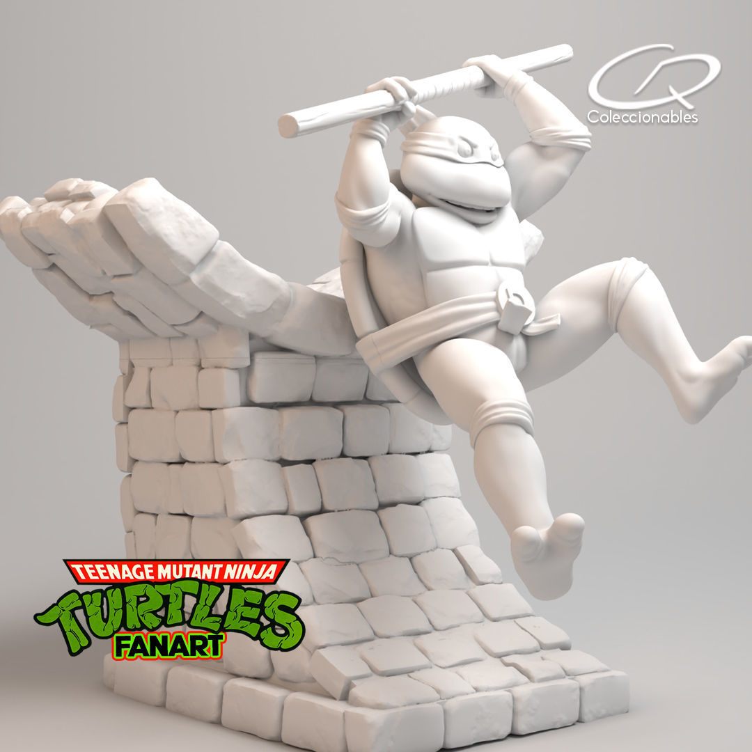 Teenage Mutant Ninja Turtles Fanart - Donatello 3D print model_6