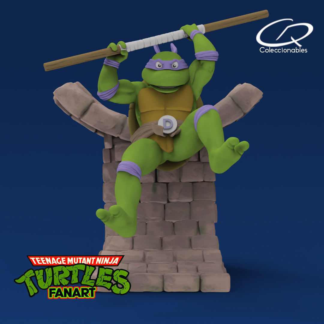 Teenage Mutant Ninja Turtles Fanart - Donatello 3D print model_3