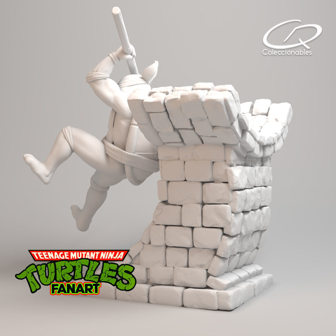Teenage Mutant Ninja Turtles Fanart - Donatello 3D print model_10