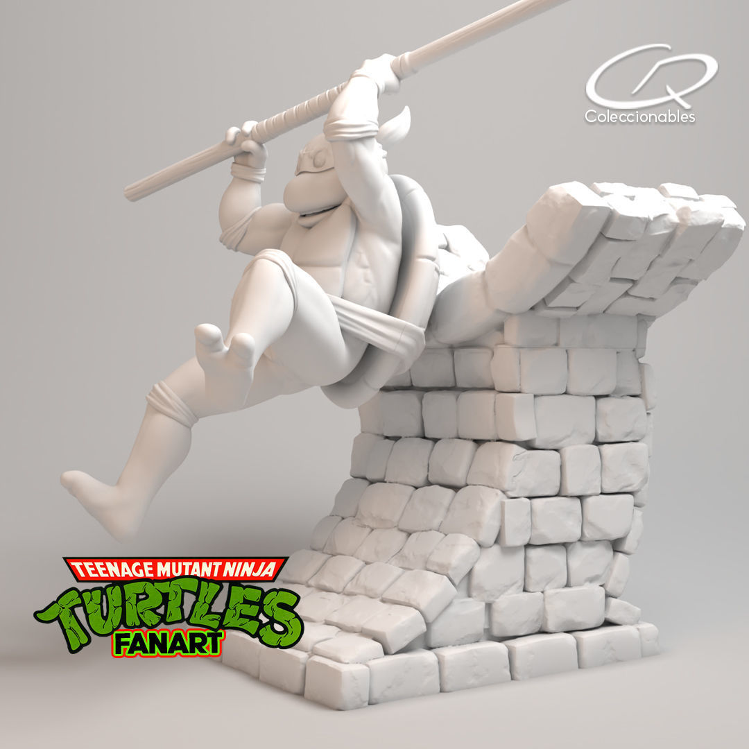 Teenage Mutant Ninja Turtles Fanart - Donatello 3D print model_8