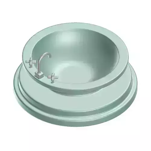 Round Luxury Bathtub