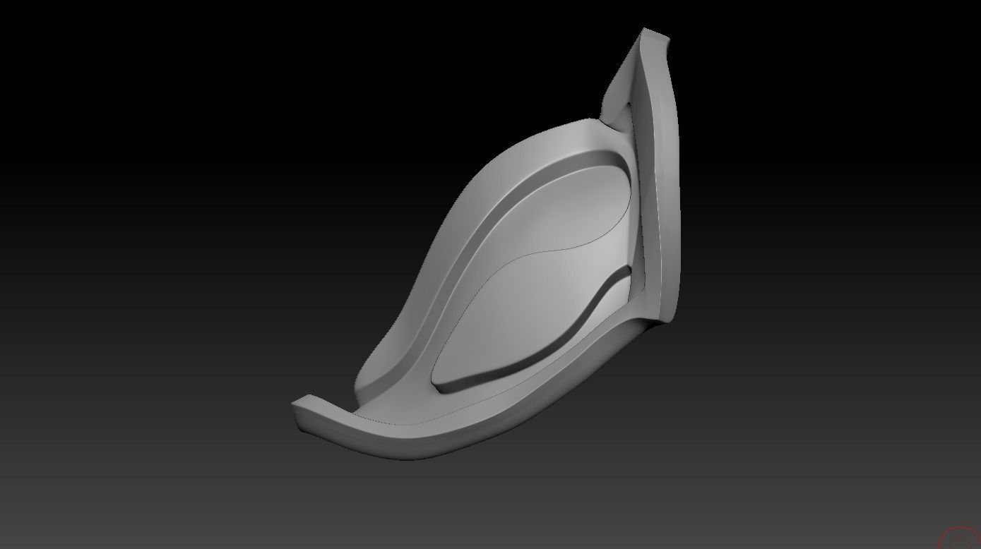 High-poly model Shoulder armor 3D model_4