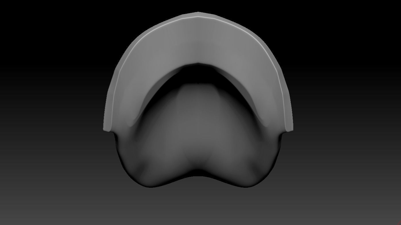 High-poly model Shoulder armor 3D model_3