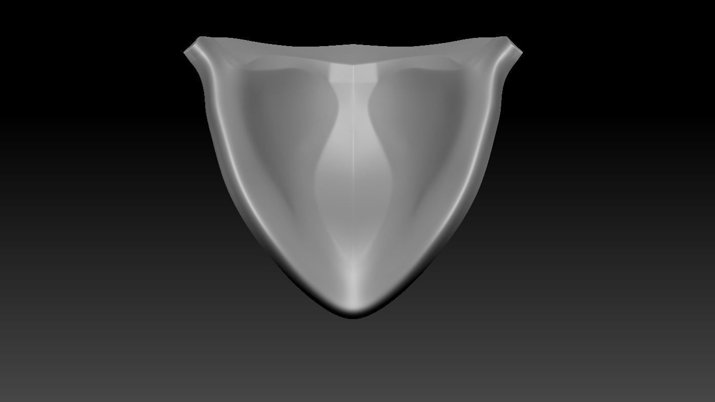 High-poly model Shoulder armor 3D model_5
