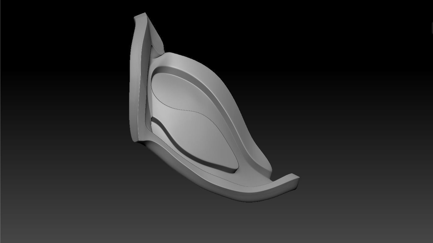 High-poly model Shoulder armor 3D model_2