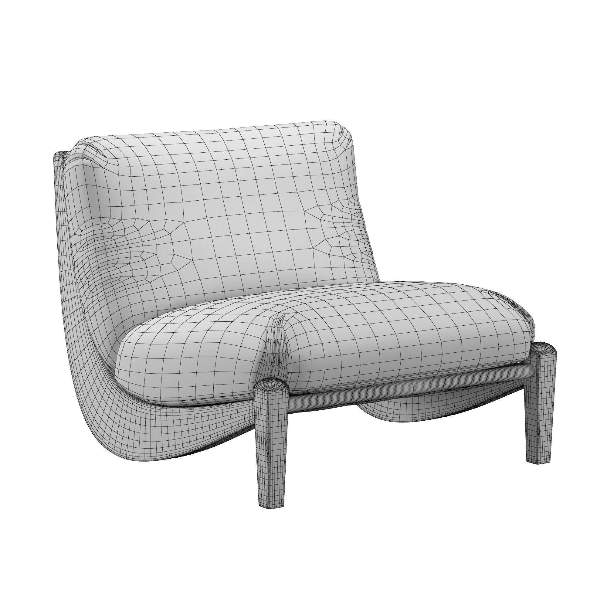 LASHED LOUNGE CHAIR 3D model_6