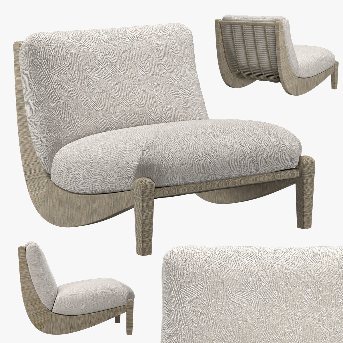 LASHED LOUNGE CHAIR 3D model_7