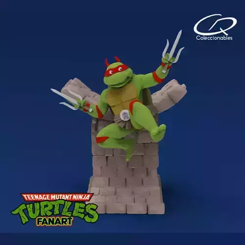 Teenage Mutant Ninja Turtles Fanart  - Raphael 3D print model