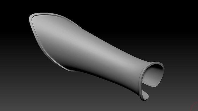 High-poly model Bracer pipe 3D model