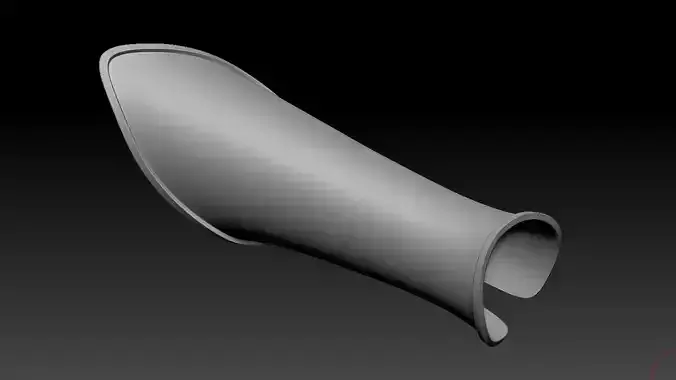 High-poly model Bracer pipe