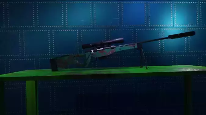 AWP CS Free 3D model