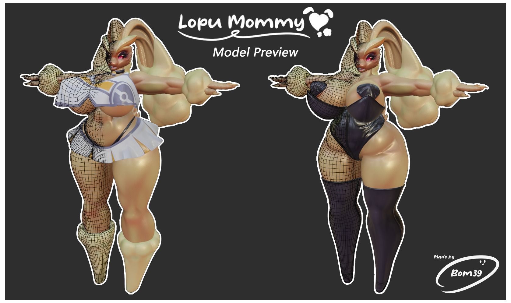 VRChat Avatar - Lopu Mommy   3D model_7