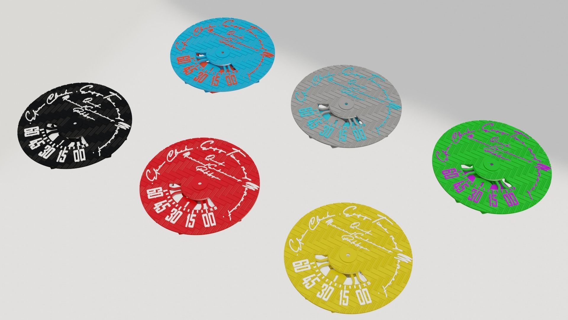 3D Printable CLOCK Movement Mechanism For Quartz Movement 3D print model_12