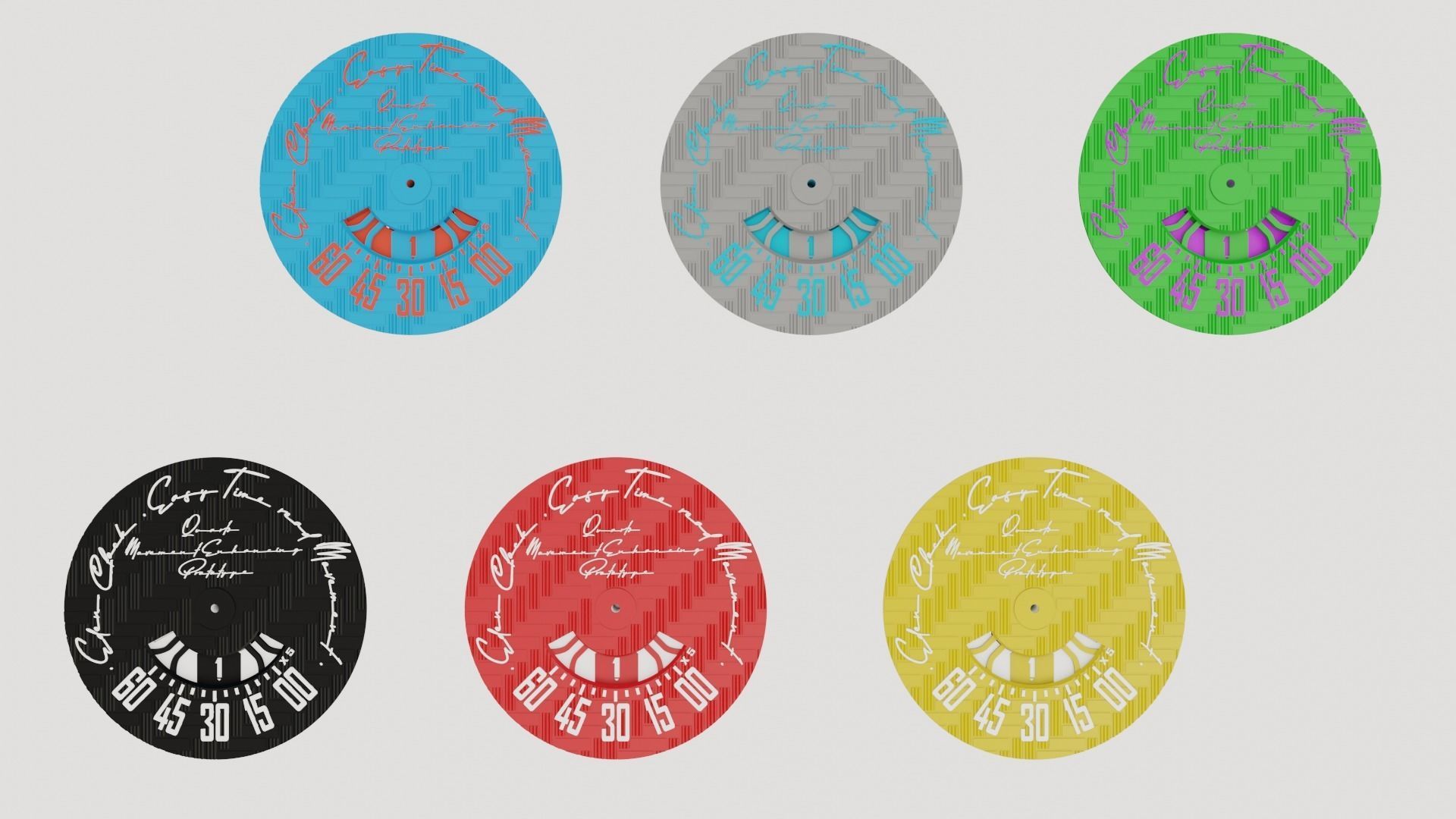 3D Printable CLOCK Movement Mechanism For Quartz Movement 3D print model_11