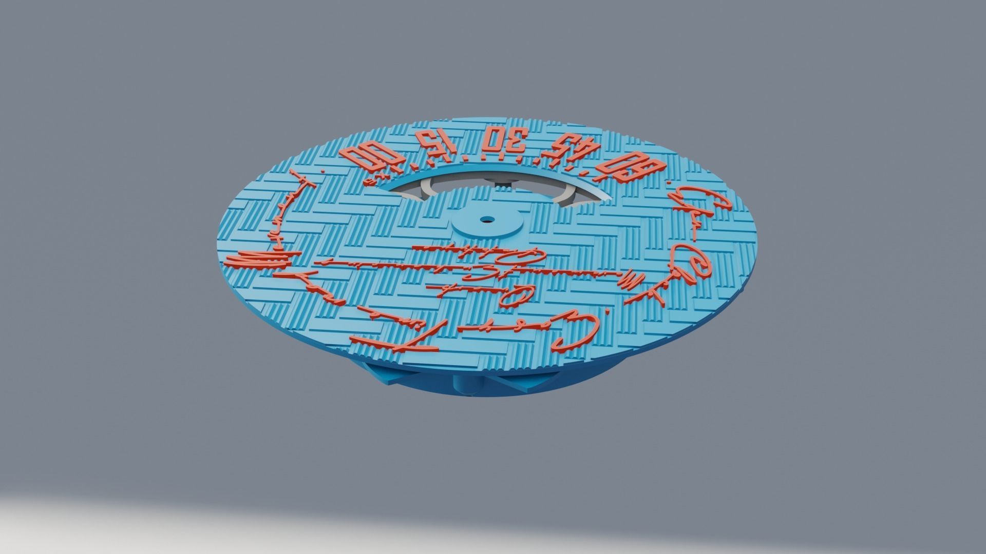 3D Printable CLOCK Movement Mechanism For Quartz Movement 3D print model_15