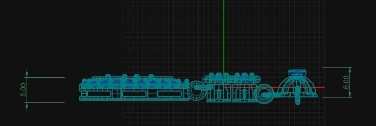 khayeli rose gold pendant with diamonds 3D model_2