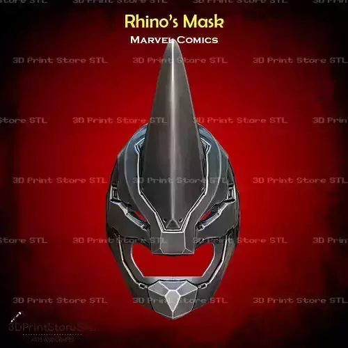 Rhino Mask Cosplay Marvel Comics - STL File 3D print model