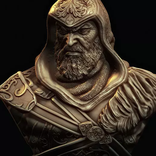 Kratos Assassin s Creed  FAN ART 3D print model_0