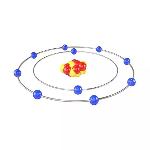 Neon Chemical Element v1 001