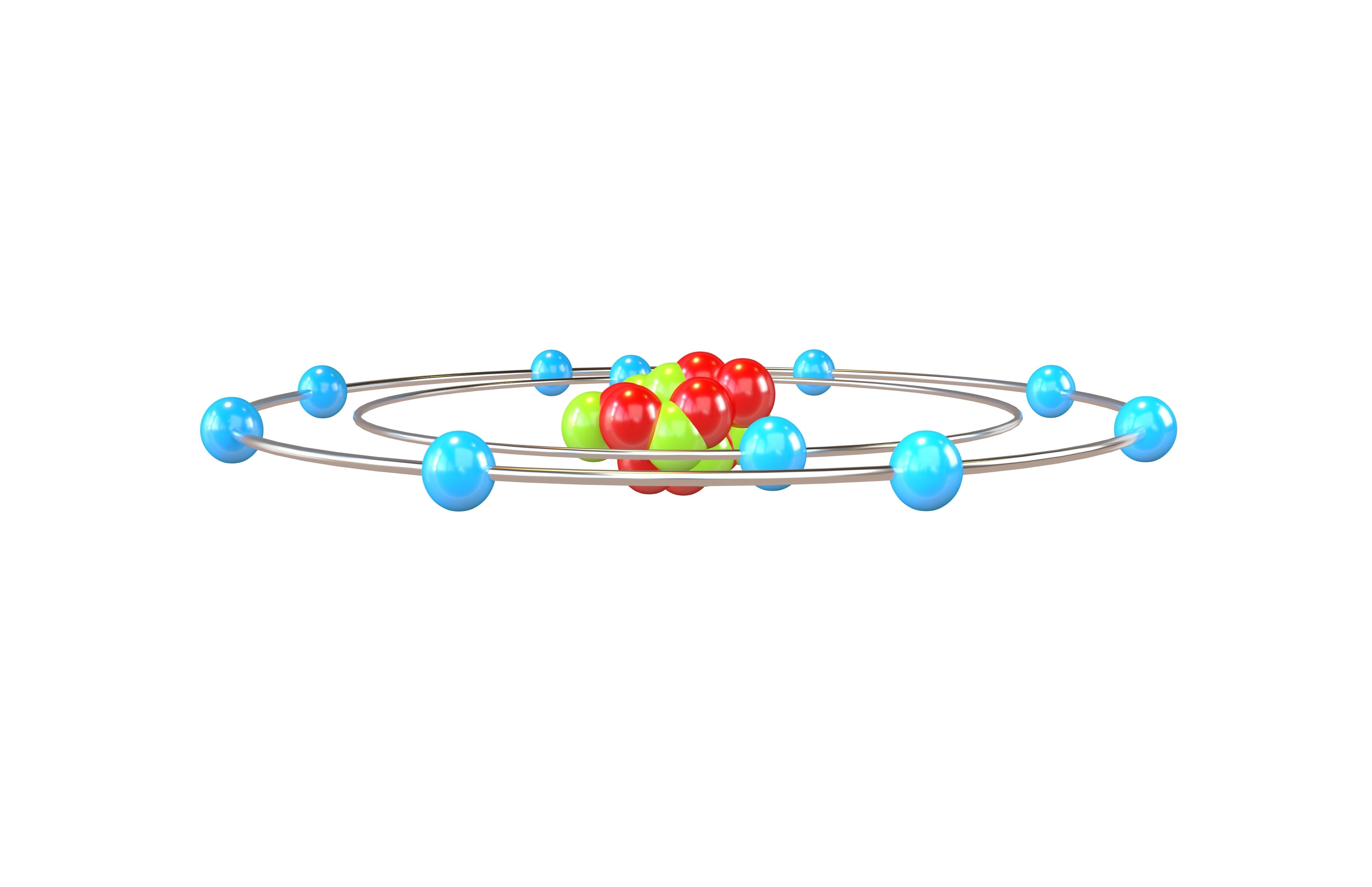Neon Chemical Element v1 002 Low-poly 3D model_1