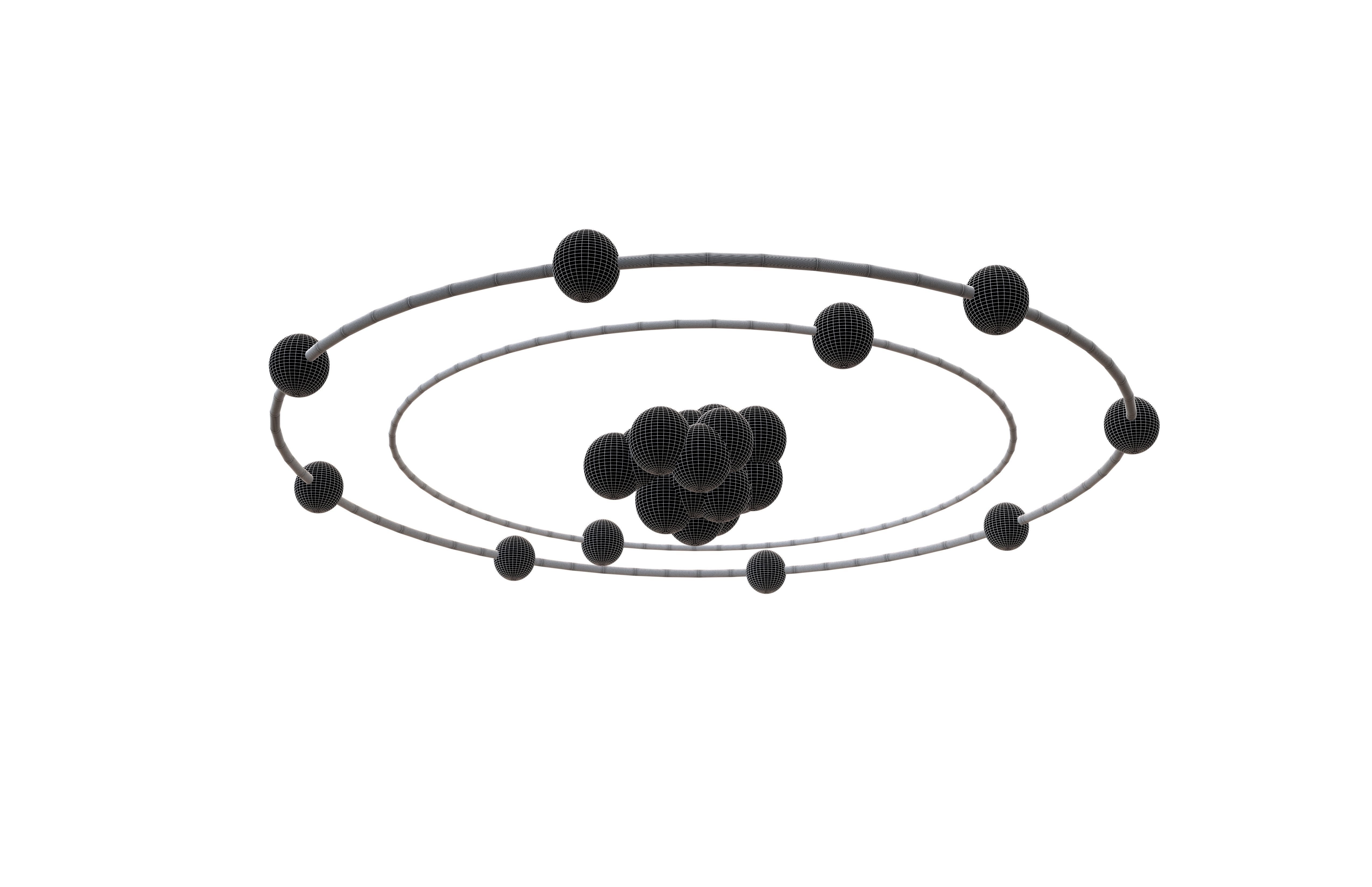 Neon Chemical Element v1 002 Low-poly 3D model_6
