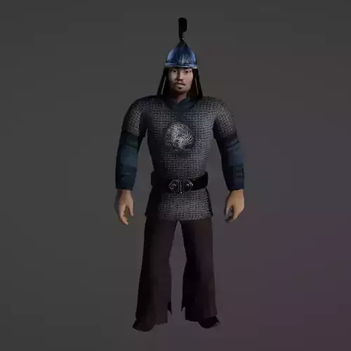 Orak Character Animated Free low-poly 3D model