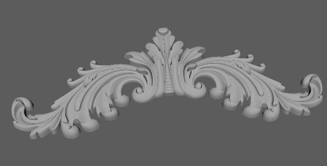 Decor for furniture 3D model_2