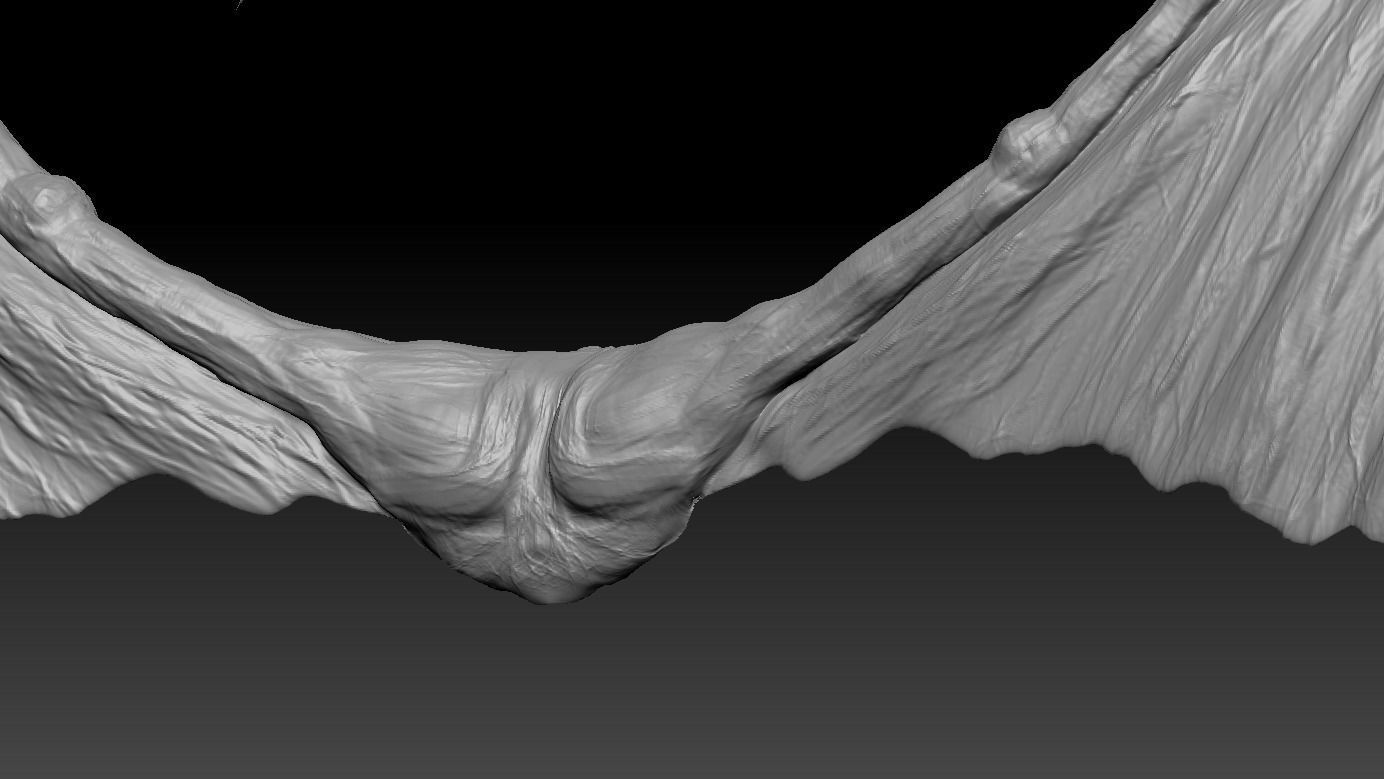 High-poly mode Demon Wings 3D model_1