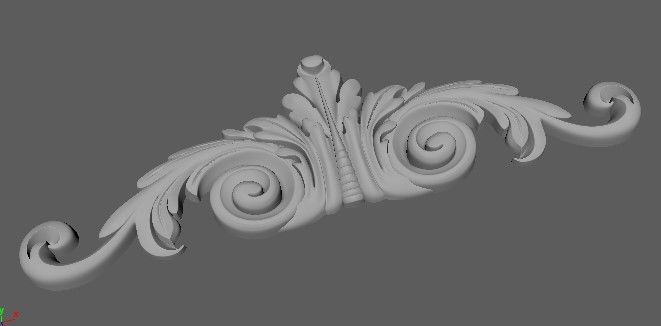 Decor for furniture 3D model_2