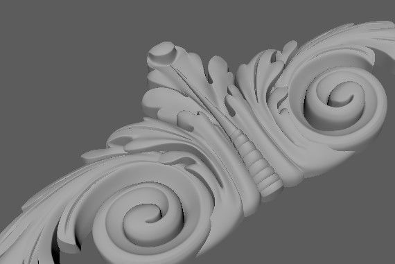 Decor for furniture 3D model_3