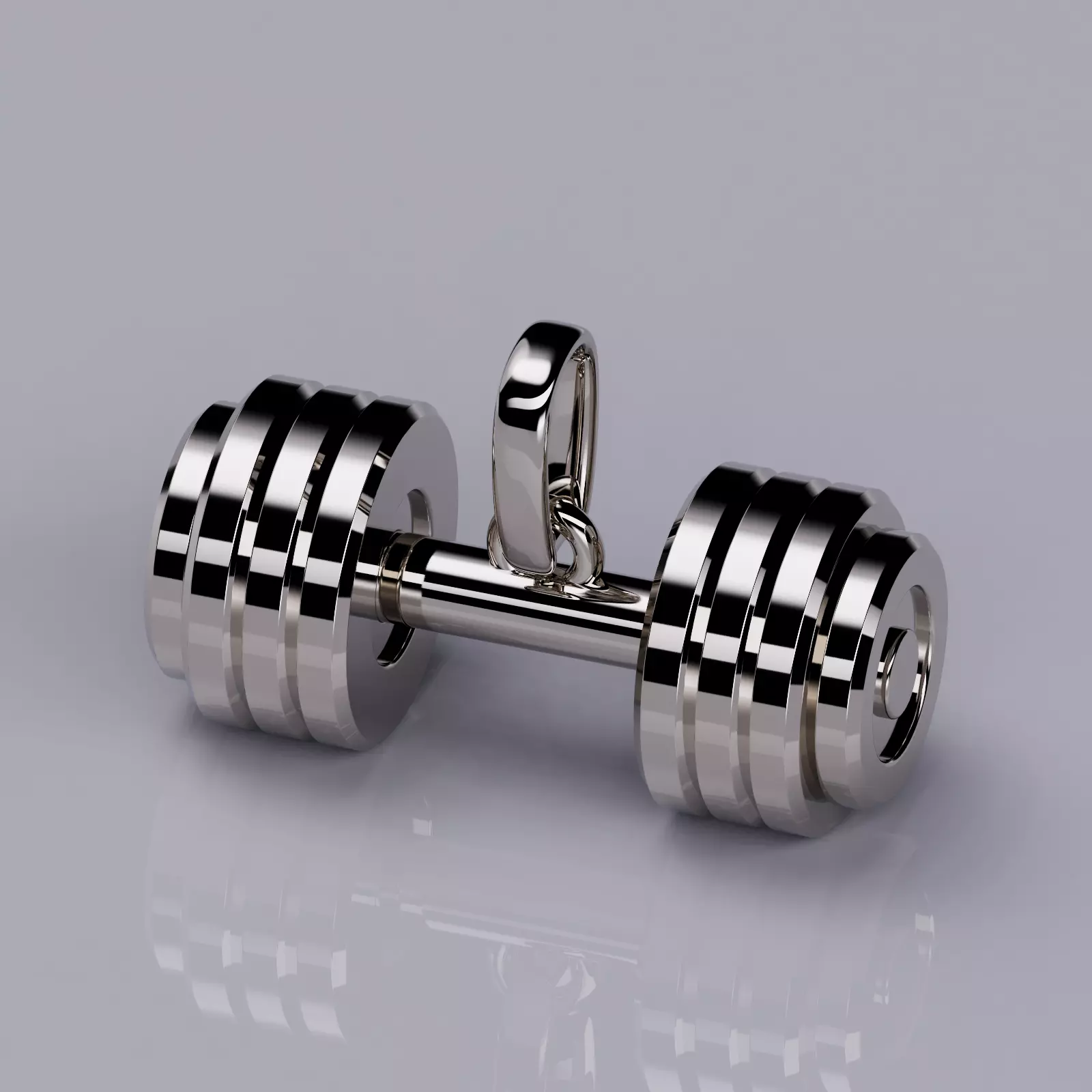 Pendant Dumbbell 3D print model