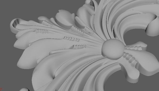 Decor for furniture 3D model_4