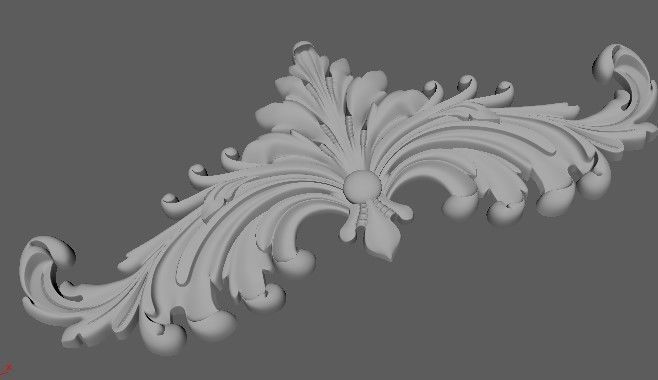 Decor for furniture 3D model_2