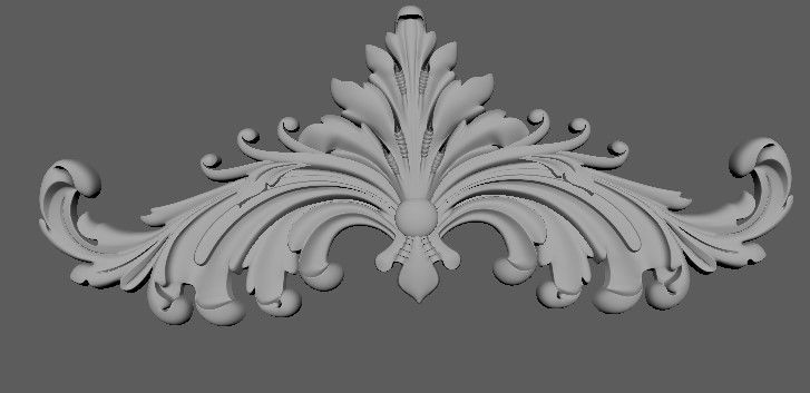 Decor for furniture 3D model_3