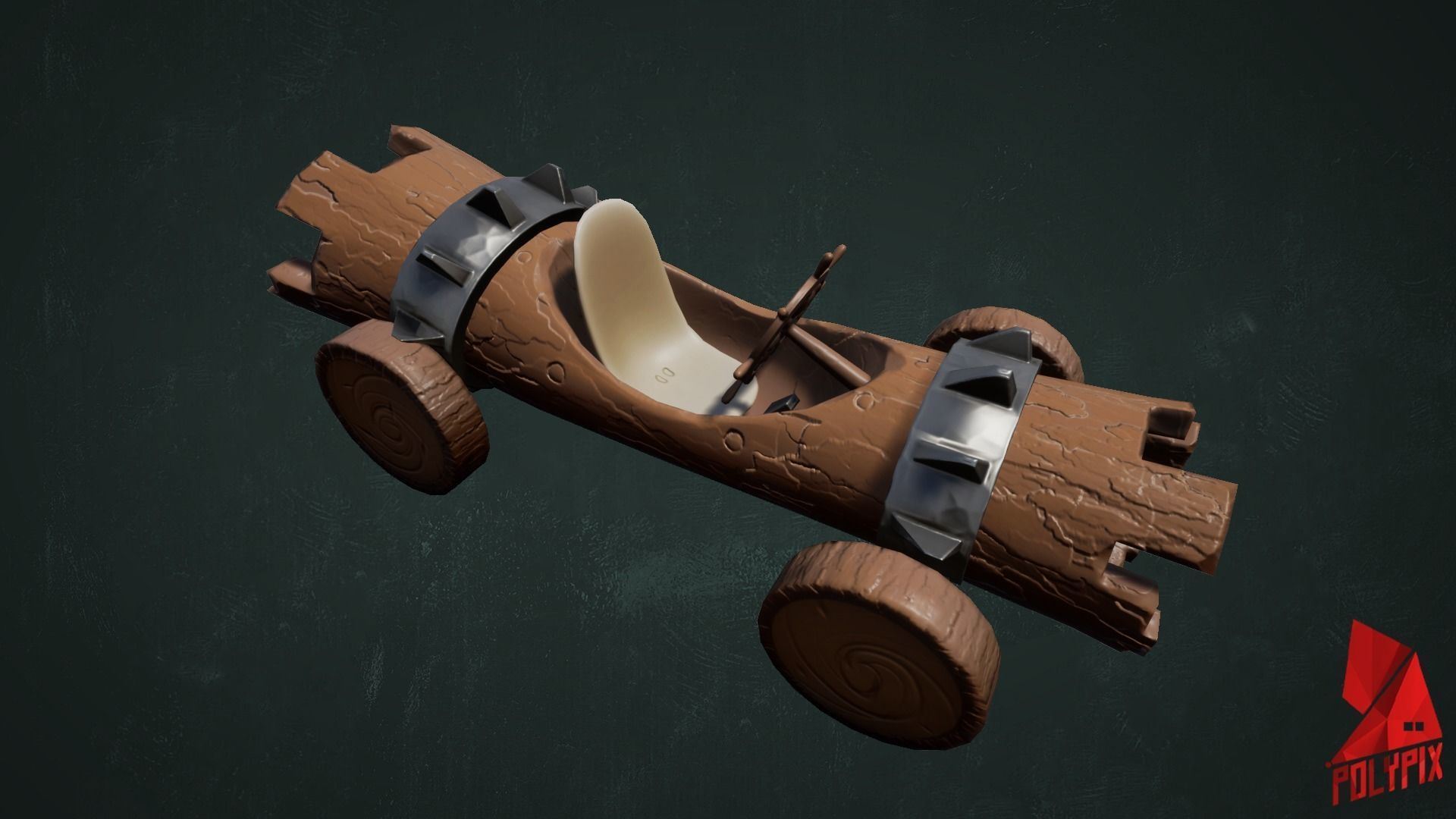 GoCart VOL 1 Low-poly 3D model_8