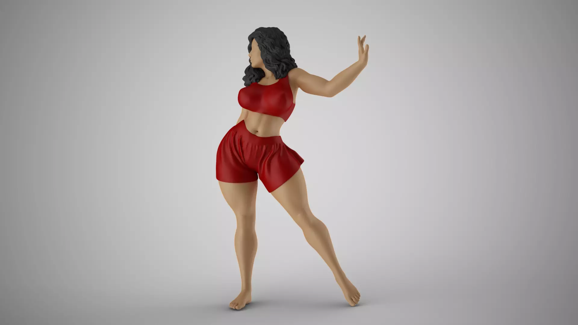 Enigmatic Woman 3D print model_0