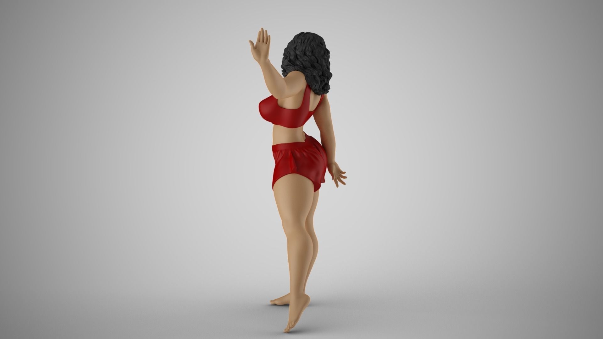 Enigmatic Woman 3D print model_9