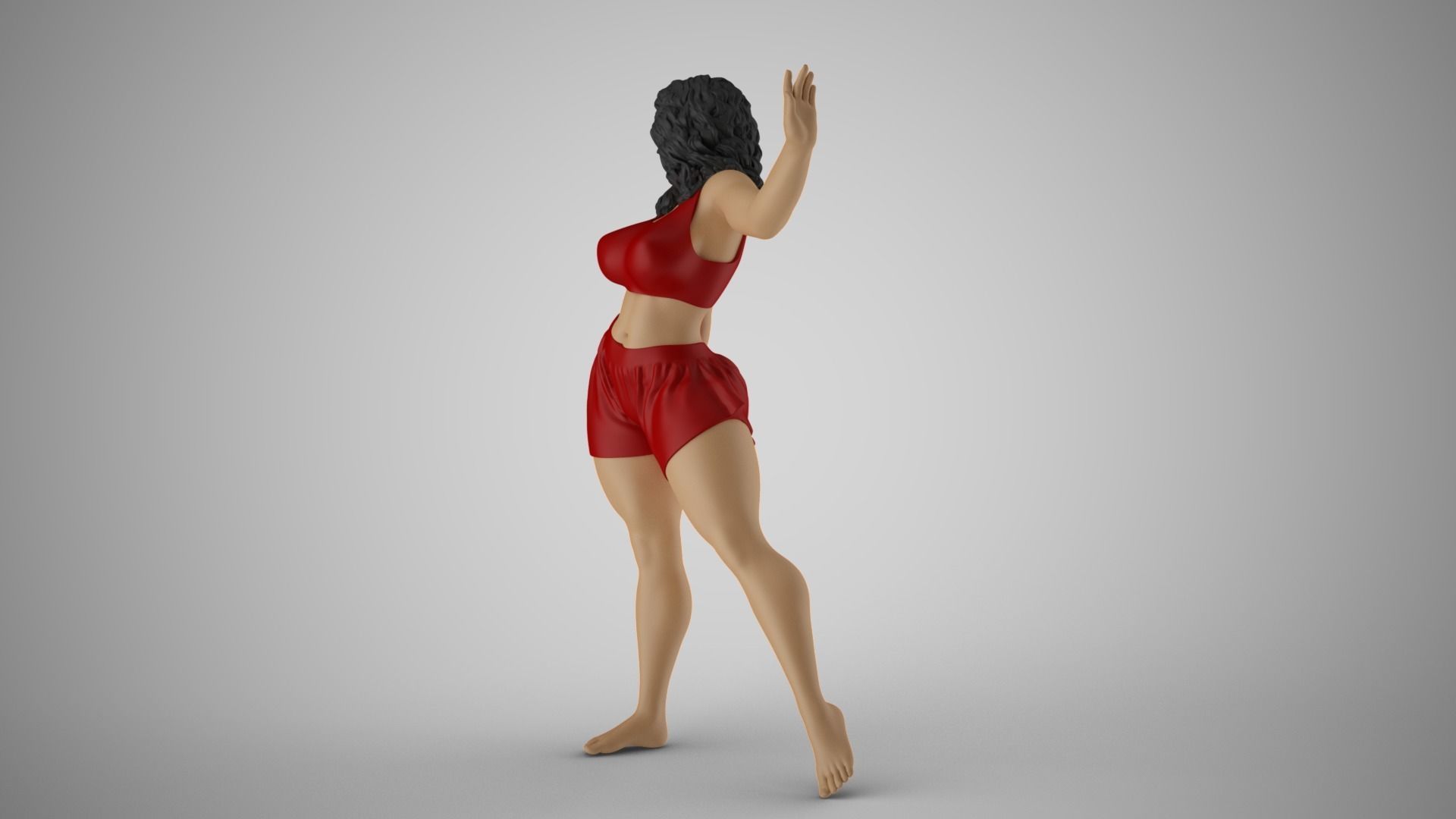 Enigmatic Woman 3D print model_10