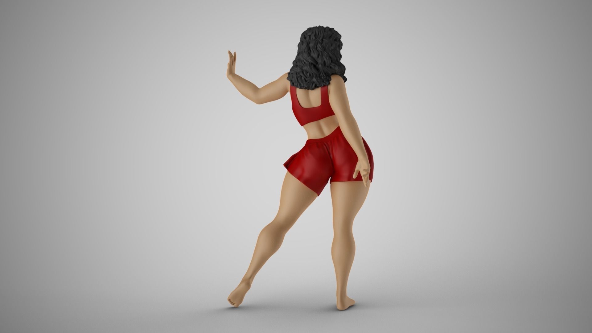 Enigmatic Woman 3D print model_7