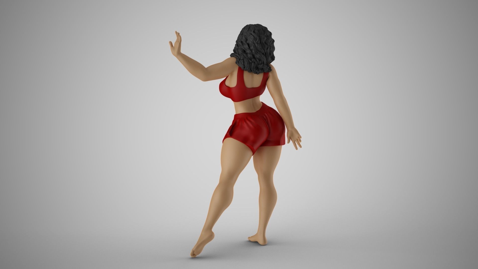 Enigmatic Woman 3D print model_8