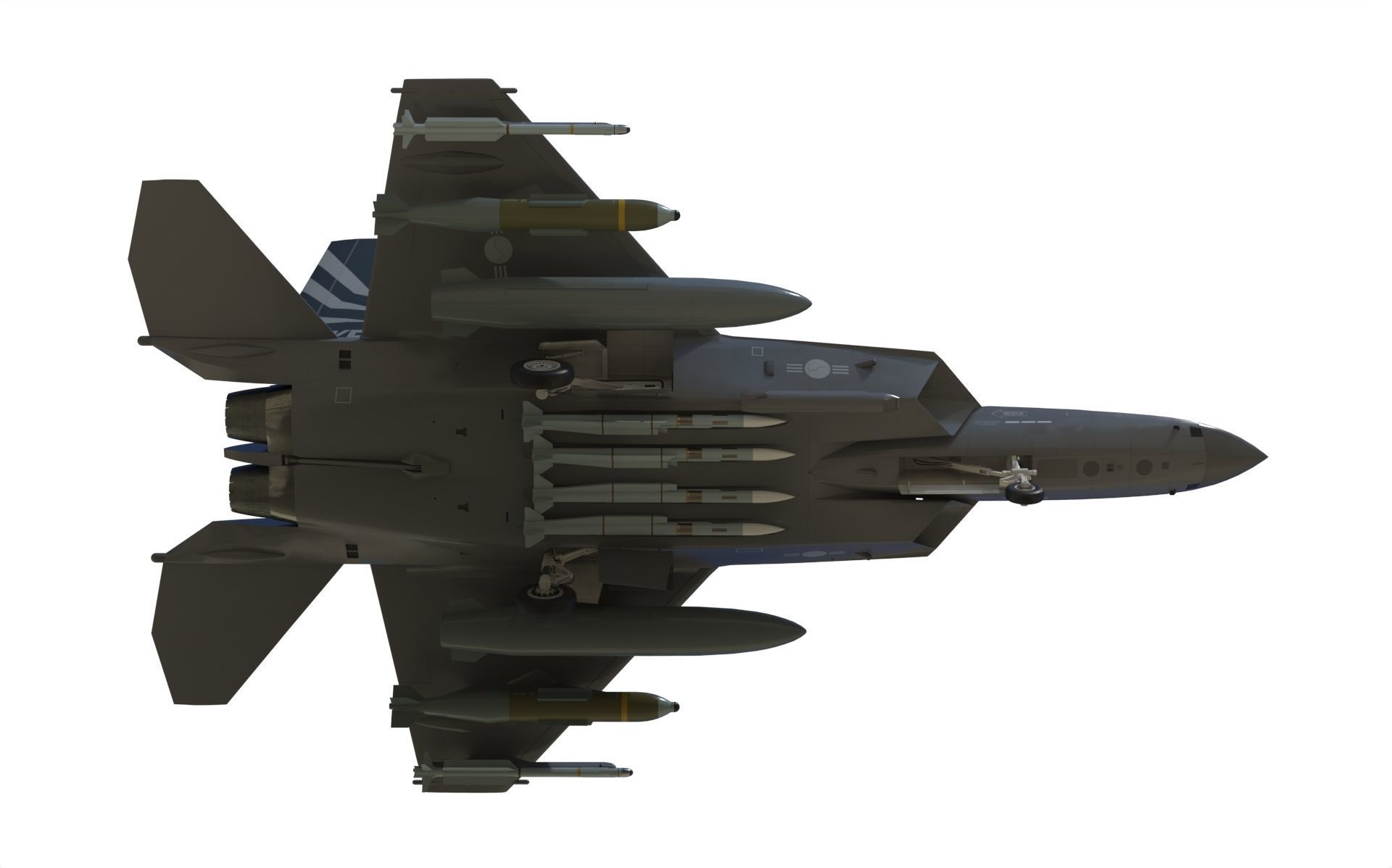 KAI KF-21 Boramae 3D model_13