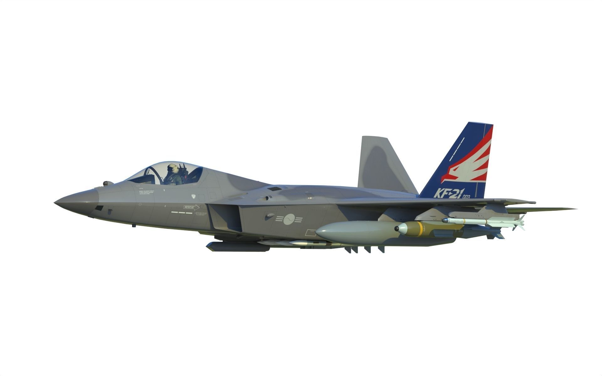 KAI KF-21 Boramae 3D model_1