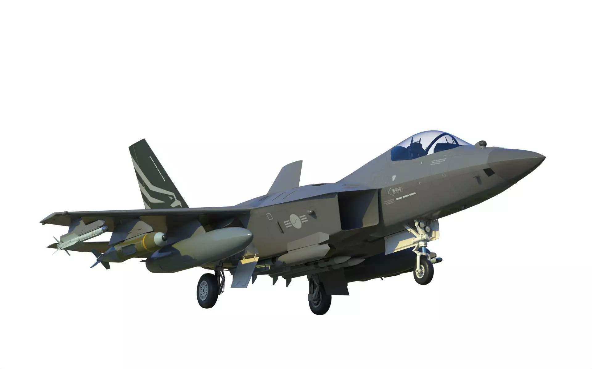 KAI KF-21 Boramae 3D model_0