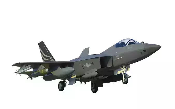 KAI KF-21 Boramae 3D model