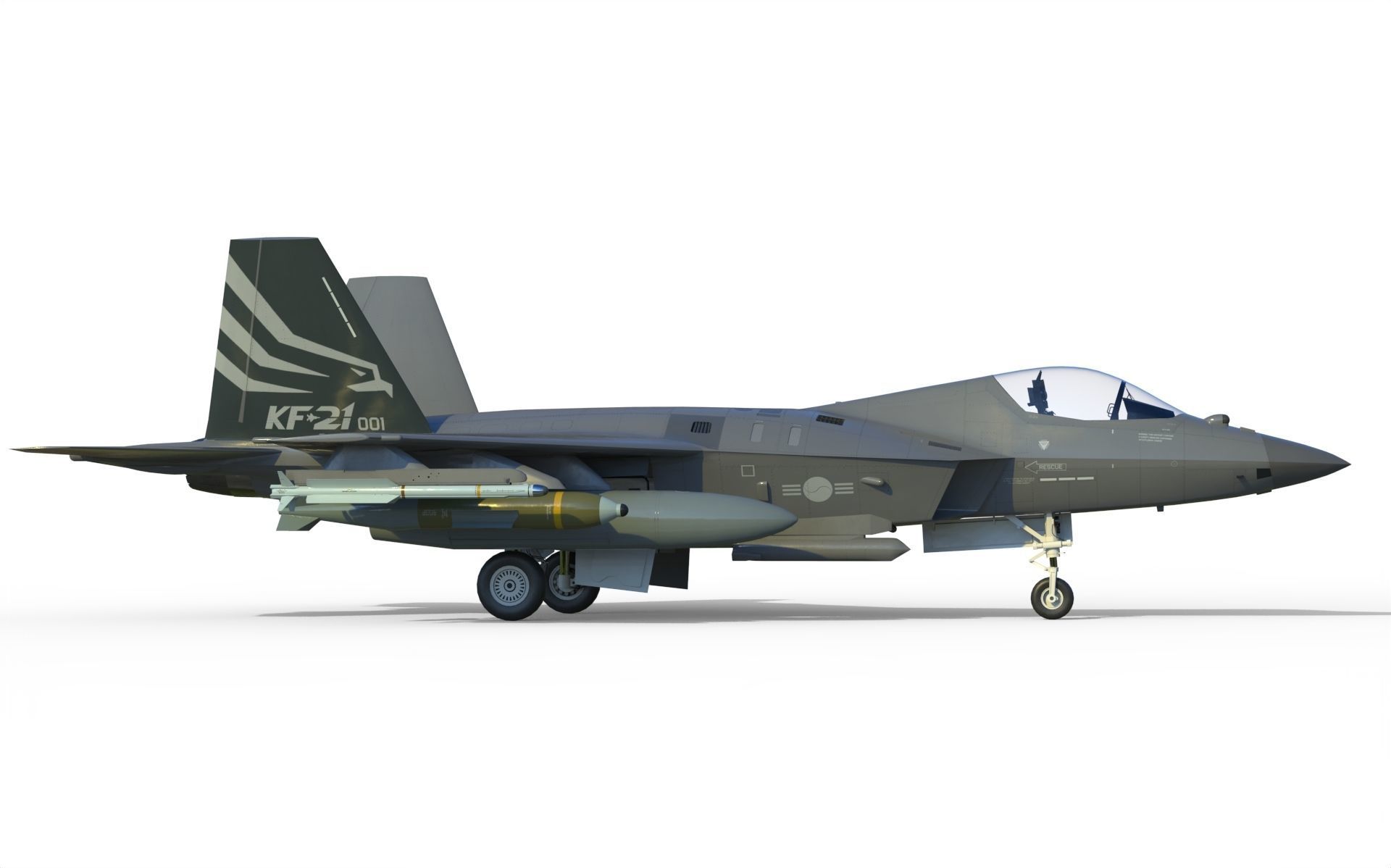 KAI KF-21 Boramae 3D model_5