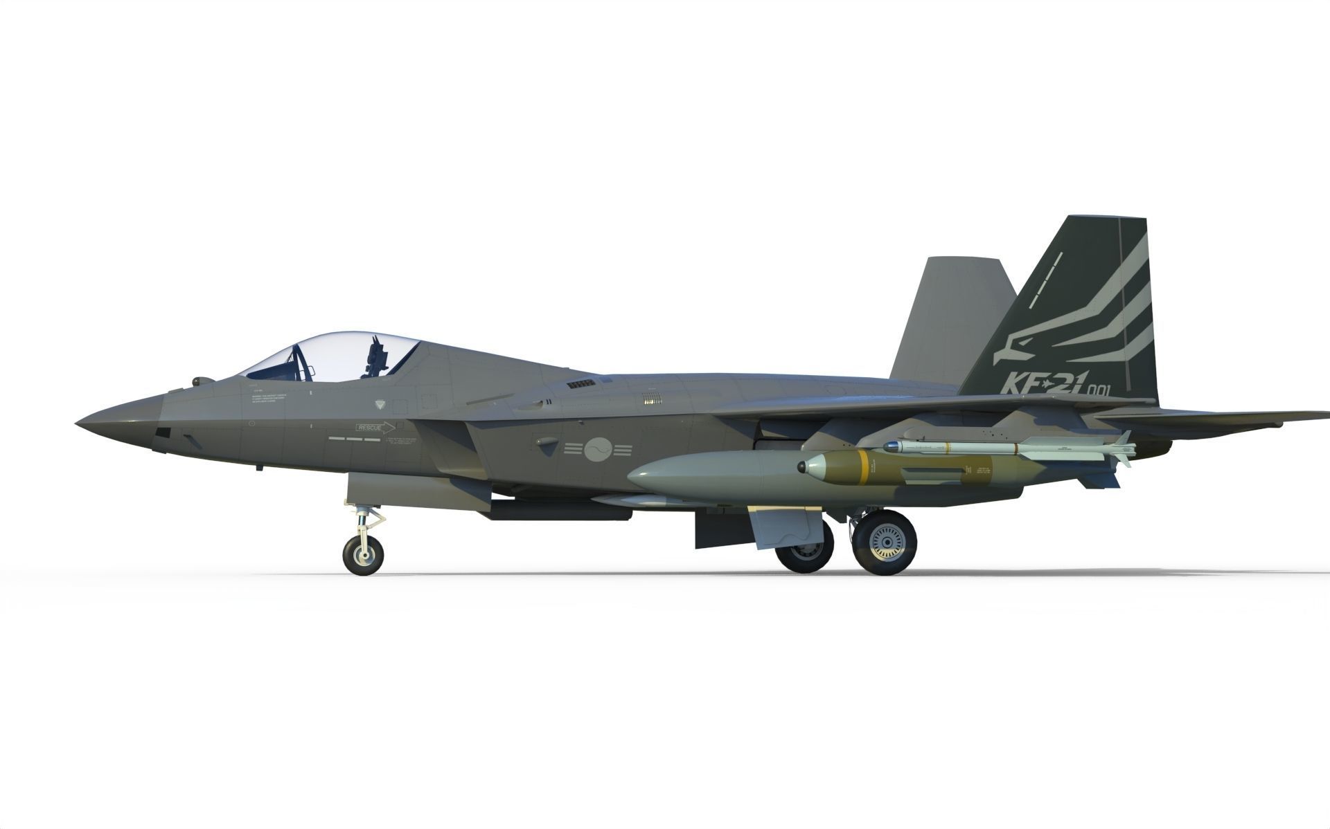 KAI KF-21 Boramae 3D model_8