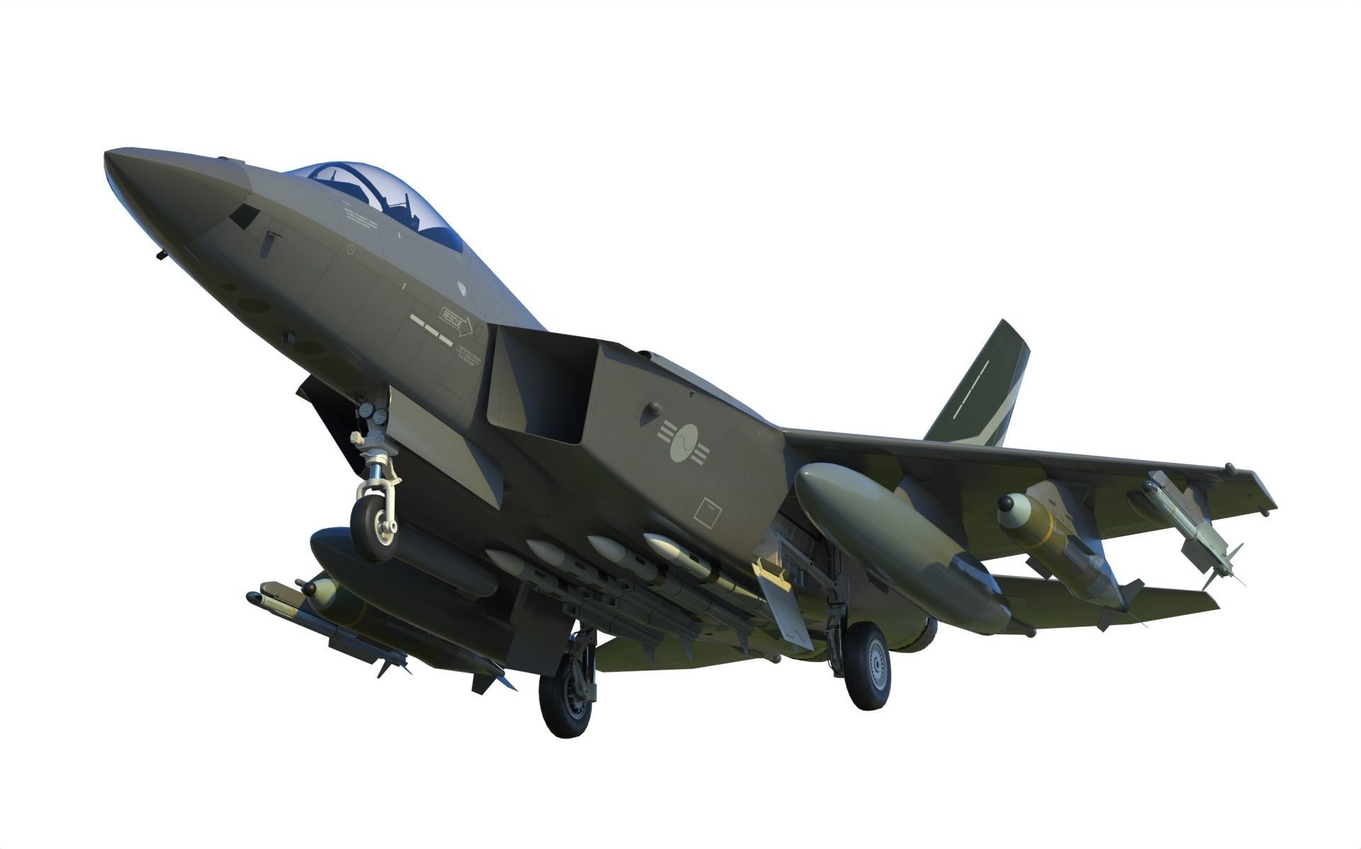 KAI KF-21 Boramae 3D model_4